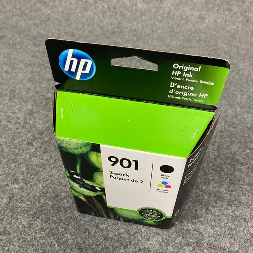 HP 901 Tinte schwarz dreifarbige Patronen 2er-Pack Original CN069FN VERSIEGELT EXP. 10/2021 - Bild 4 von 7