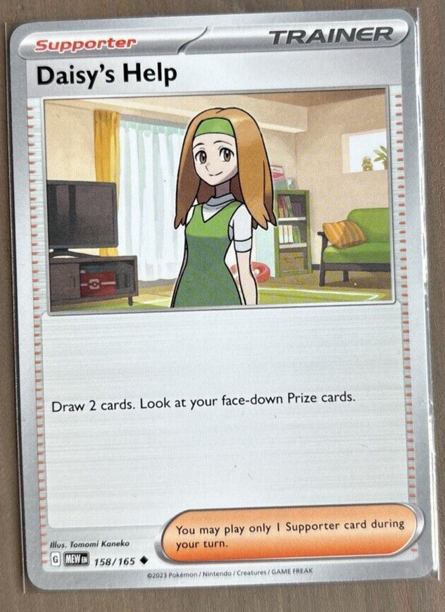 Pokémon TCG Daisy's Help Scarlet & Violet-151 158/165 Regular Uncommon NM
