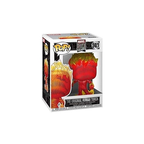 Figura Funko Pop! Marvel 80th Antorcha Humana Modelo 501 | 42653 Figura en Vinil - Imagen 3 de 3