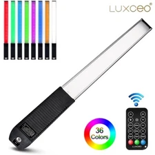 LUXCEO Q508A RGB handheld LED Video light 10W 3000K-5700K Full Color Photography