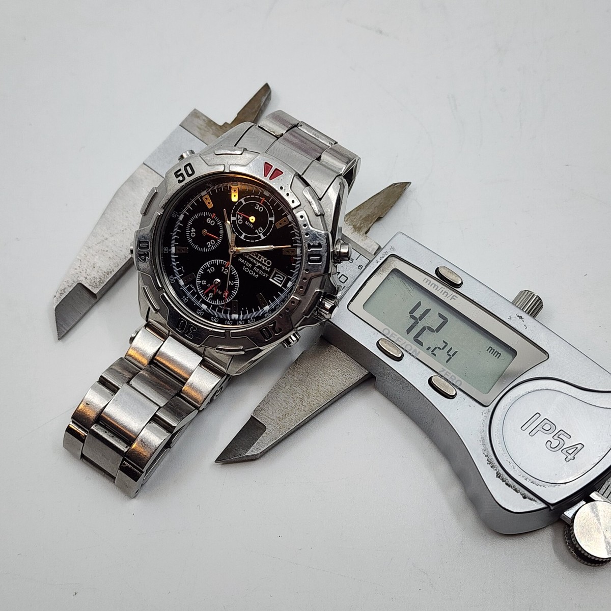 Seiko Diver 7t32-7f69 Mens Wristwatch Vintage 1998 Alarm Seiko Diver 7t32-7f69 Mens Wristwatch Vintage 1998 Alarm