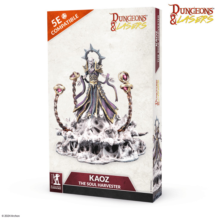 Kaoz the Soul Harvester 28mm D-D Подземелья и лазеры студии Archon