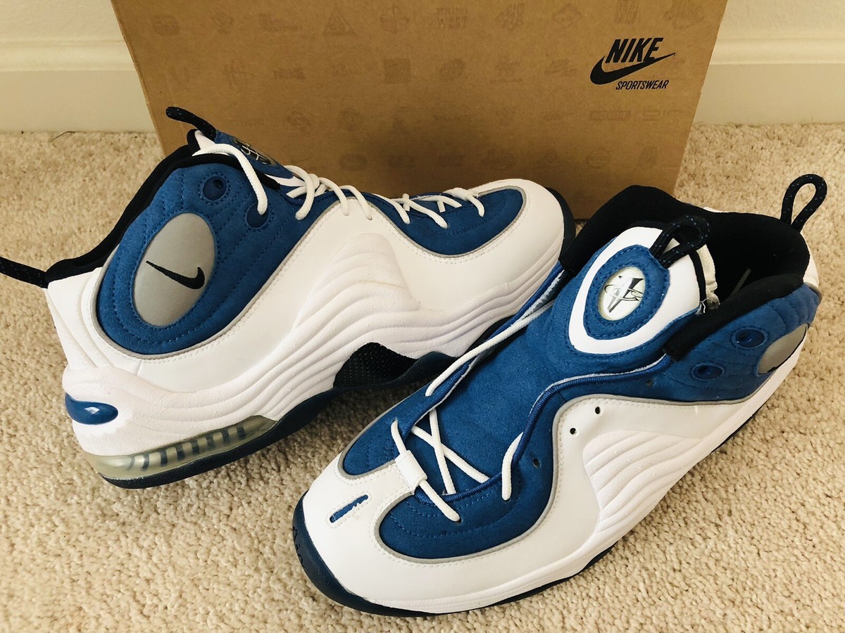 Nike Air Penny 2 Retro II OG-2009 White/Atlantic 10 DS 
