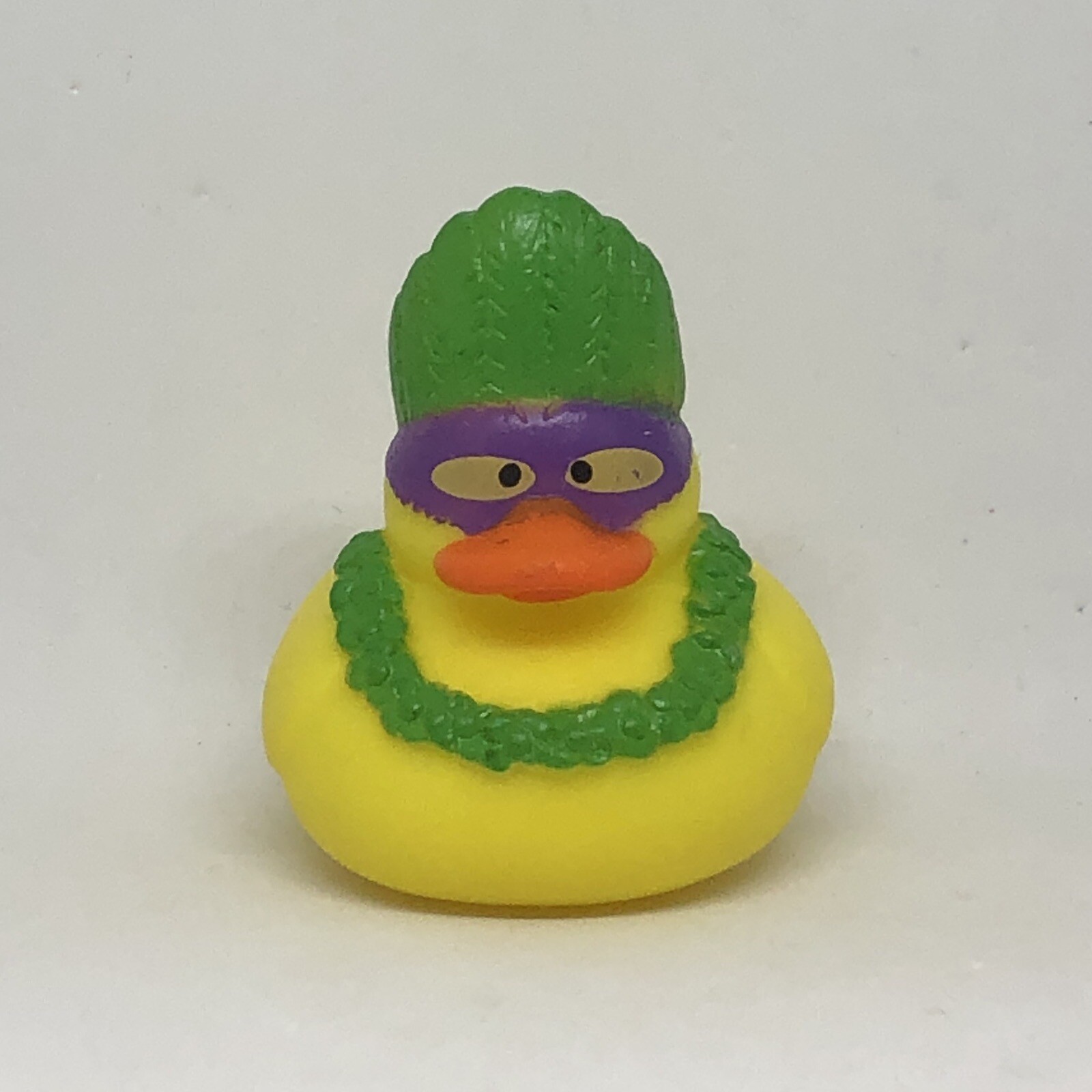 Mardi Gras Rubber Duck 2” Ducky Bath Pool Jeep Toy NOLA New Orleans