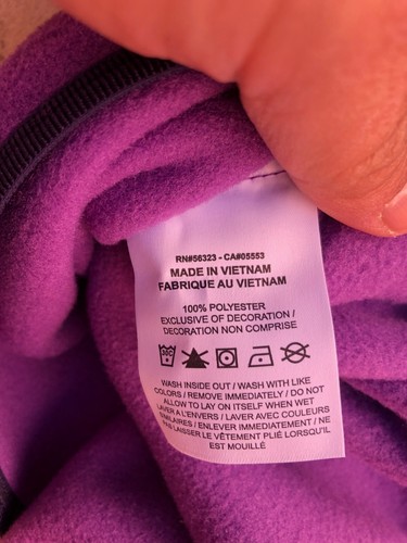Big Kids XL Nike ACG Wolf Tree Loose Tunic Sweater FD2872-599 Purple 1/4 Zip - Picture 8 of 9