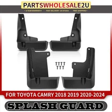 4Pcs Front & Rear Mud Flaps Splash Guards Fender for Toyota SE/XSE Camry 18-24