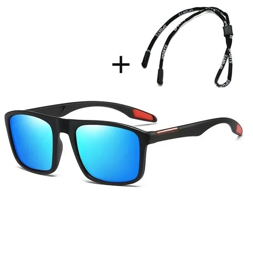Polarized Sunglasses With Rope Strap For Men Women Vintage Riding Style - Picture 11 of 12
