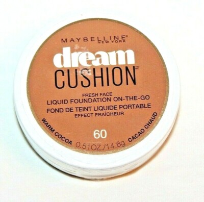 Maybelline NY Dream Cushion Fresh Face Liquid Foundation - 60 Warm Cocoa