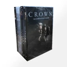 The Crown (2023) - the Complete Season 1-6 TV Series [New DVD] 24 Discs Box Set