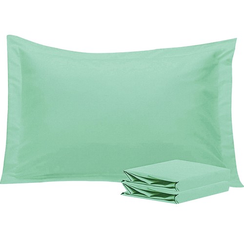 Microfiber Pillow Shams Set of 2 Soft Hypoallergenic King Queen Standard Size - Picture 36 of 36
