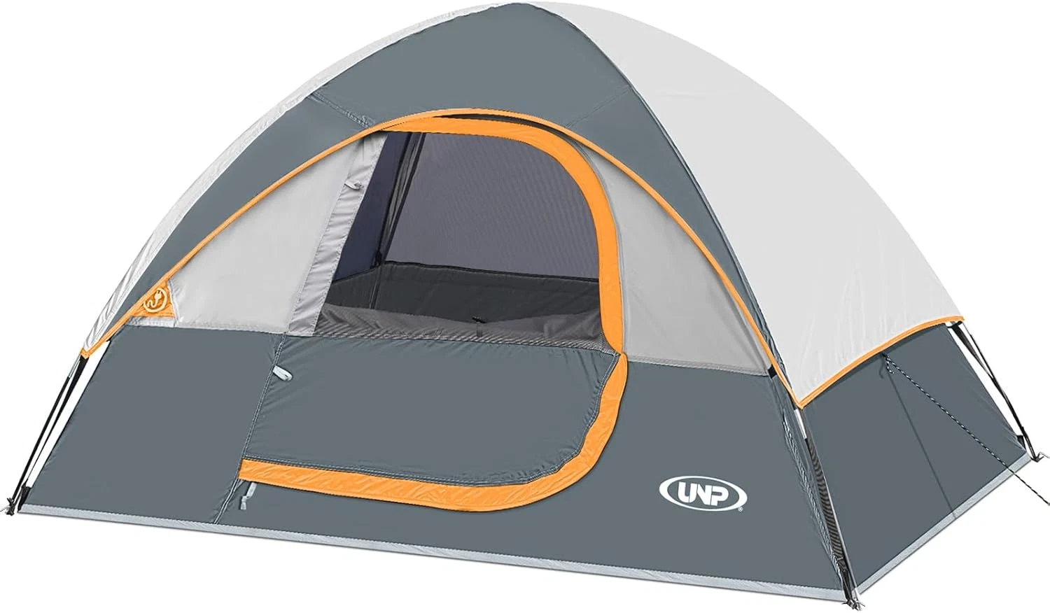 Camping Tent 4 Person, Waterproof Windproof Tent with Rainfly Easy Set Up-Portab