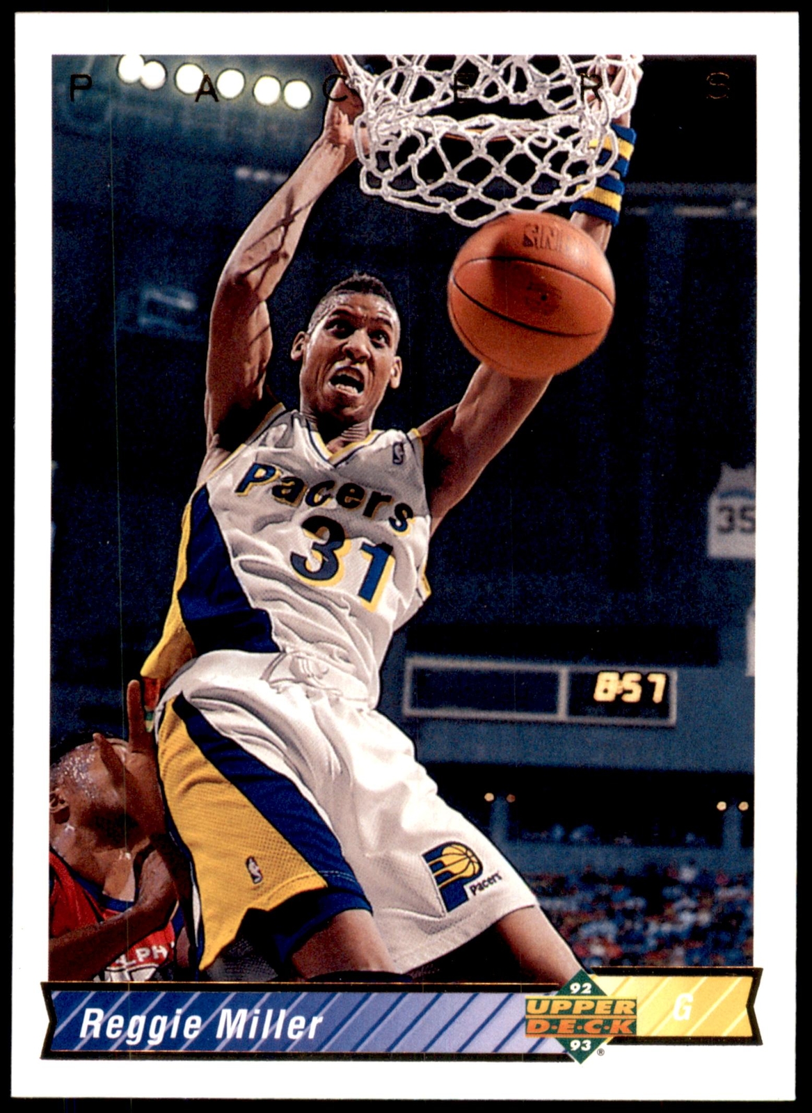Reggie Miller #123 1992-93 Upper Deck