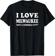 Wisconsin Is Love I Love Milwaukee Happy Design Unisex T-Shirt