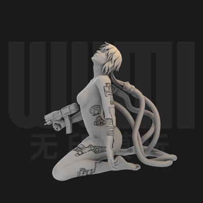 Attack Force Kusanagi Suiko 1/24 3D Printed Resin Action Figure 43
