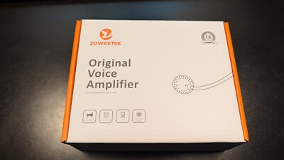 ZOWEETEK ZW-Z258 Portable Rechargeable Mini Voice Amplifier in box