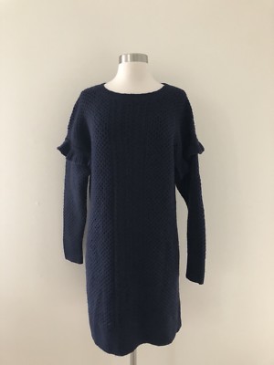 j crew cable knit sweater dress Cable-knit Sweater-dress In Merino Wool For Women