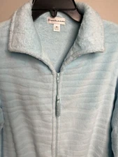 MISS ELAINE ROBE SIZE M PRETTY BLUE SOFT & COZY NWT $68