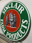 Vintage Style Sinclair Gas  Farm Products Metal  Steel Top Quality Heavy  Sign