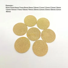 4/5/6/7/8/9/10/11/12/13/14/15mm Dia Sintered brass filter Round particle filter