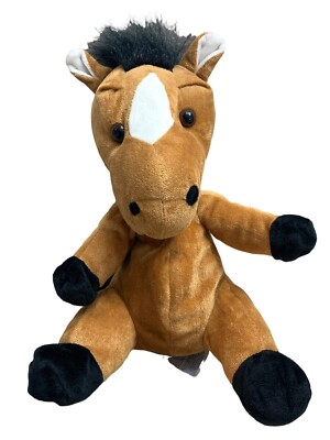 Noah’s Ark Plush Animal Workshop Horse Rainbow Star Stuffed No Sound Box 