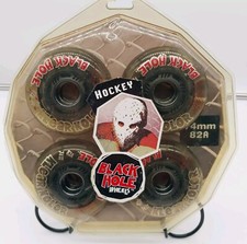 Vintage Black Hole 74 mm Roller Blade Inline Wheels Hockey 82A KlearKolor - NOS