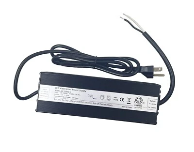 Q-QINGCHEN ETL Listed 300W LED Driver IP67 Waterproof Power Supply AC to DC Transformers