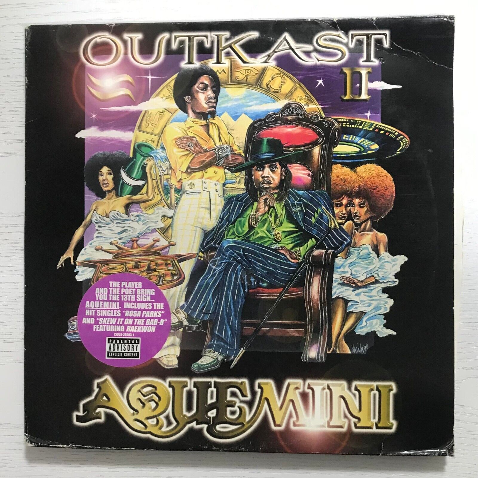 OutKast / Aquemini 12" Vinyl 1998 US Original 3LP LaFace Record George Clinton