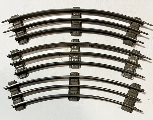 Prewar American Flyer 0 Gauge Curve Track - 8 Sections - Picture 2 of 12
