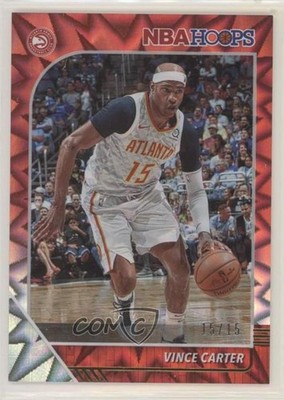 2019-20 Panini NBA Hoops Red Explosion 15/15 Vince Carter #199 HOF 0c3