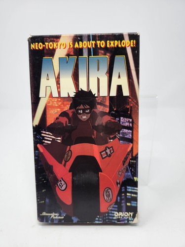 Akira 1988 (VHS, 1994) Orion Home Video Anime Rare Streamline Pictures Comics