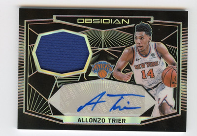 2018-19 Panini Obsidian Rookie Jersey Prizm /75 Allonzo Trier #RJ-ATR Auto RC