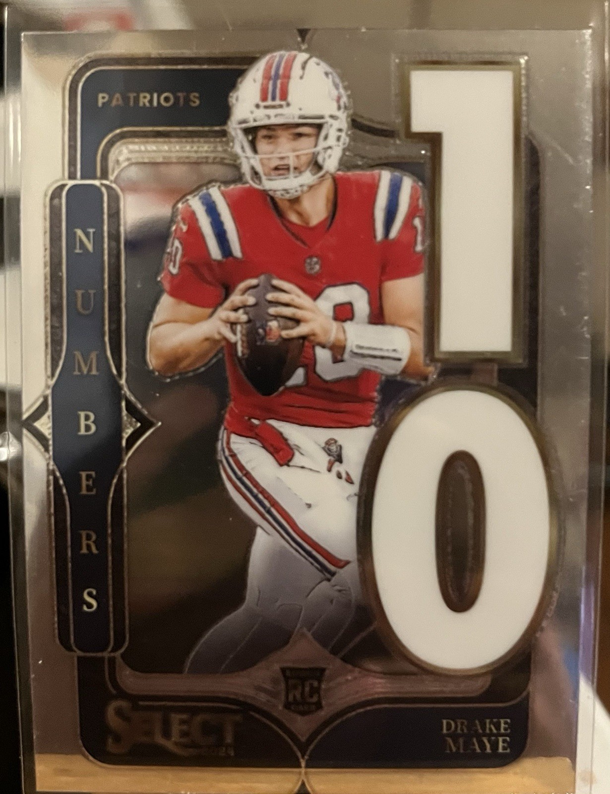 2024 Panini Select - Select Numbers Drake Maye #20 (RC)