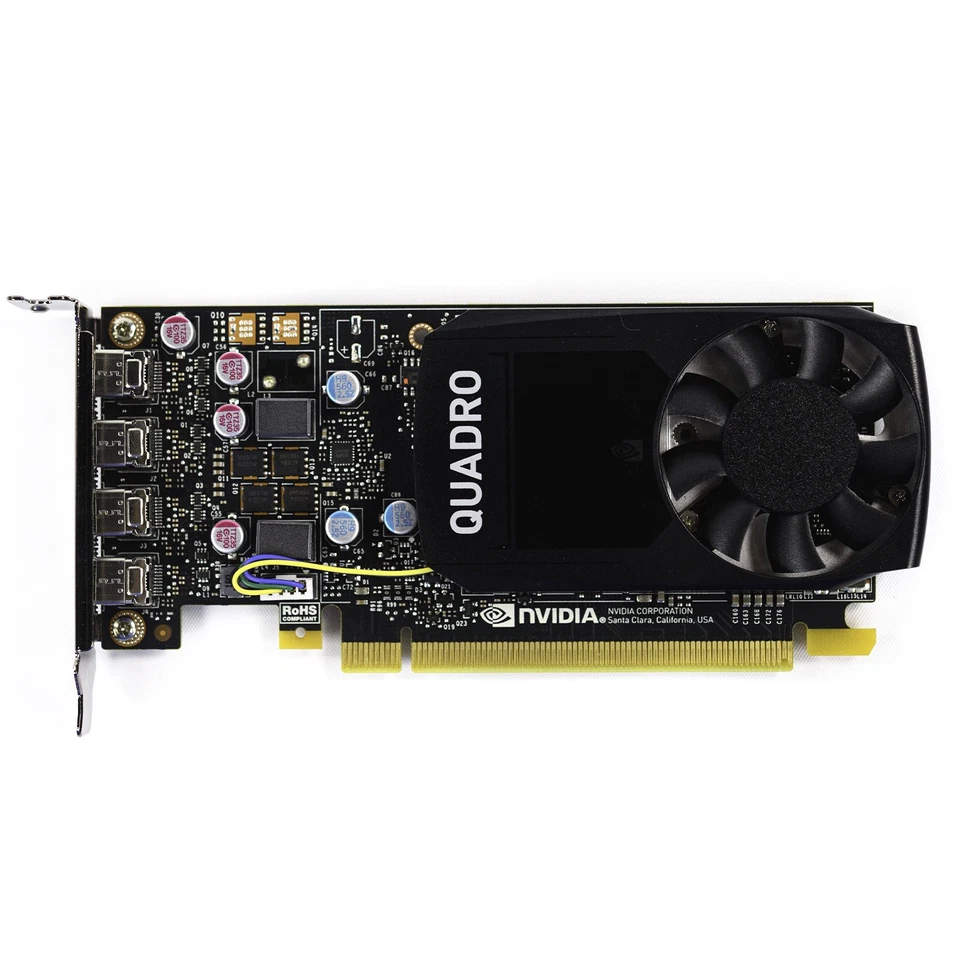 PNY NVIDIA Quadro P620 2GB GDDR5 4x Mini DisplayPort Low Pro Video Card VCQP620 - Image 4 of 4