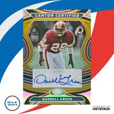 2024 Panini Certified Darrell Green Canton Signature Gold Etch /10 Auto Redskins