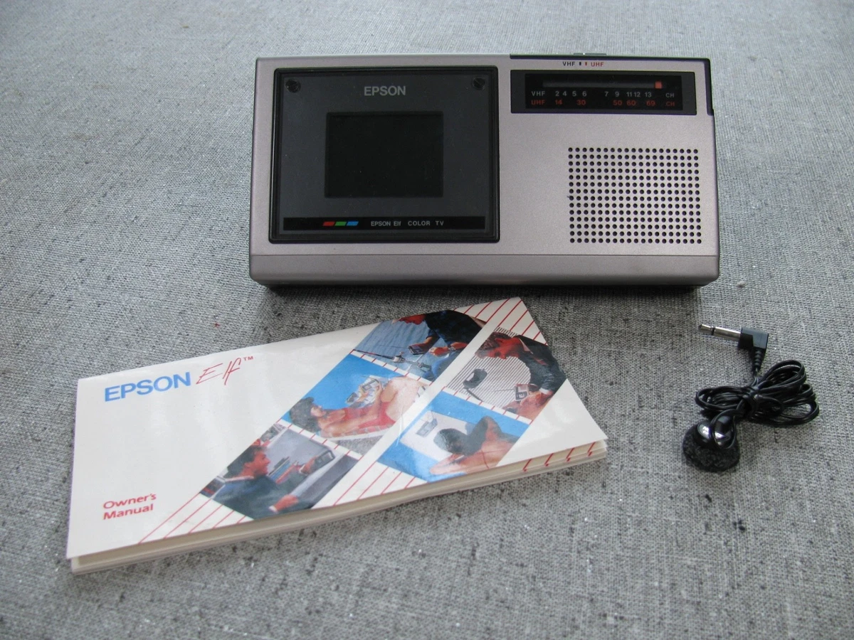EPSON ポータブルテレビ ET507　昭和レトロ　レア品！ 1960s vintage portable television - Etsy 日本