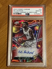 2023 Topps Chrome GG Jackson Cosmic Chrome Auto Red Flare /5 PSA 10