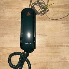 Vintage Sony Telephone Corded Land Line Green  Wall Or Table IT-B5