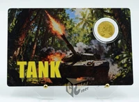Tank 1/1000 Oz 9999 Gold Coin 12 Dollars Liberia
