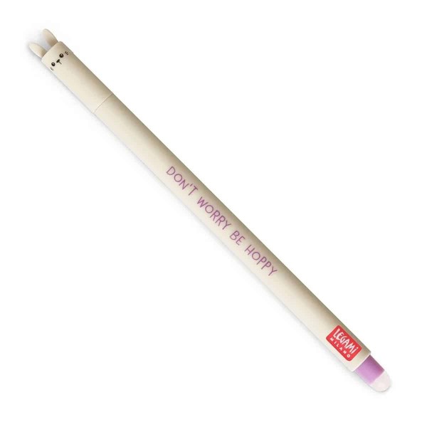 "Legami LöSchbarer Gelstift Bunny \"Don't Worry Be Hoppy\" - Erasable Pen"-image