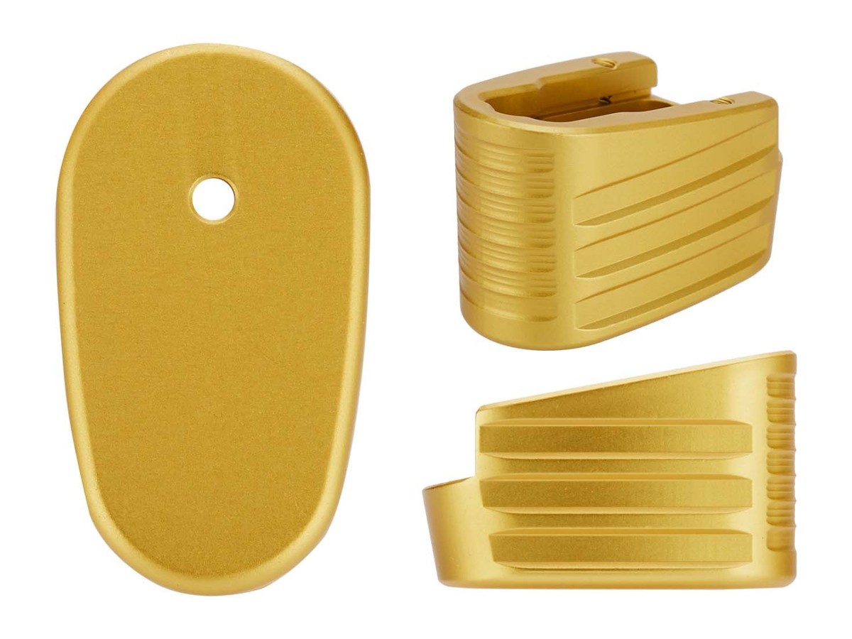 NDZ Plus 2 Magazine Extension for S&W Shield EZ 9mm Gold | eBay
