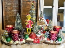   XXL GRINCH Weihnachten Advent Holz Dekorati...