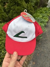 Vtg Official Nintendo Pokemon Ash Ketchum Licensed Hat Cap Adjustable 1999 NWT