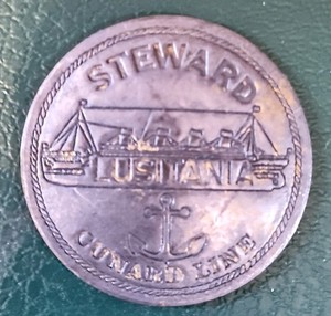 Lusitania Stewards Badge