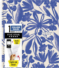 Spiral Notebook  Study App, 1 Subject, College Ruled Paper, 8-1/2" X 11", 80 Sh