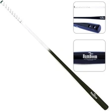 BamBoom 50" Golf Whistle Stick Swing Trainer Color Black, BBGWS-M4550BLK