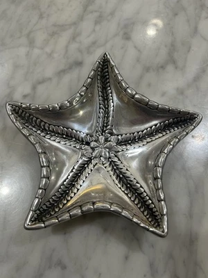 Arthur Court Aluminum Starfish Trinket Tray - Image 1 of 3