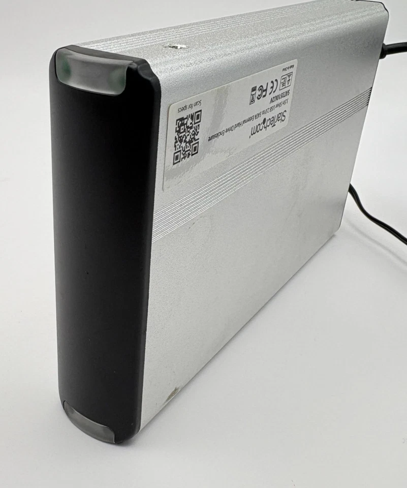 StarTech USB 2.0to SATA Hard Drive External Enclosure 3.5" Silver SAT3510U2V - Image 2 of 4
