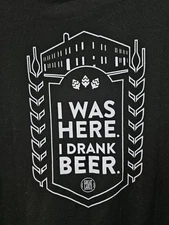 Great Lakes Brewing Co Ohio Large Mens Black Double-sided Graphic Logo Tee