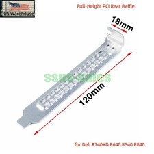 Full-Height Chassis Cooling PCI Rear Bracket for Dell R740 XD R640 R540 R840 US