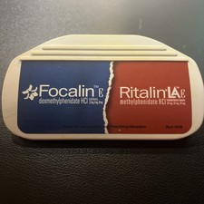 Focalin E Ritalin LA E Pharmaceuticals Rep Advertising Magnetic Clip